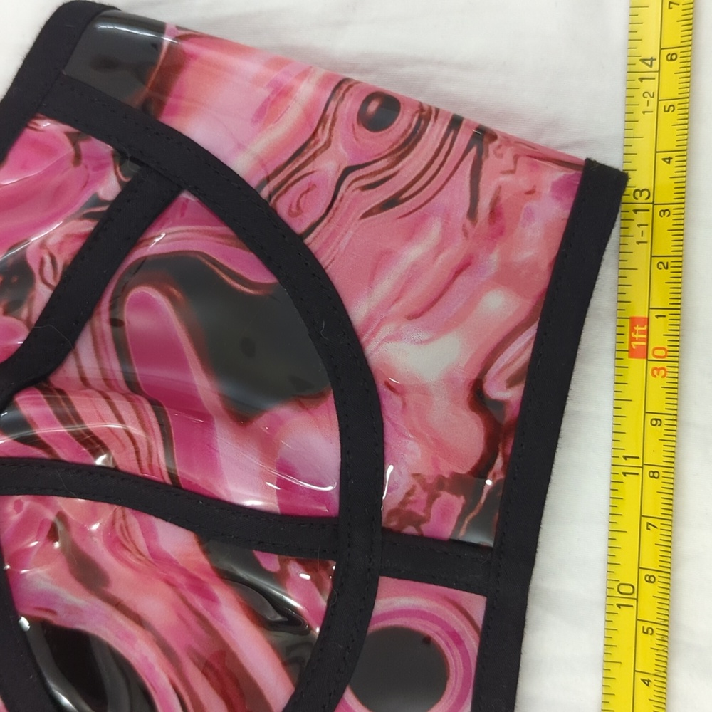 NWOT Dolls Kill Lady Acid Dimension Hologram Bra Top Club Exx Sz S - Picture 9 of 10